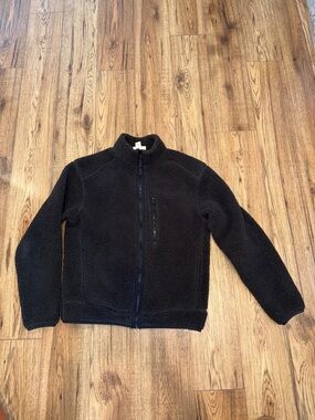 H&M grey Sherpa Fleece Full-Zip Jacket